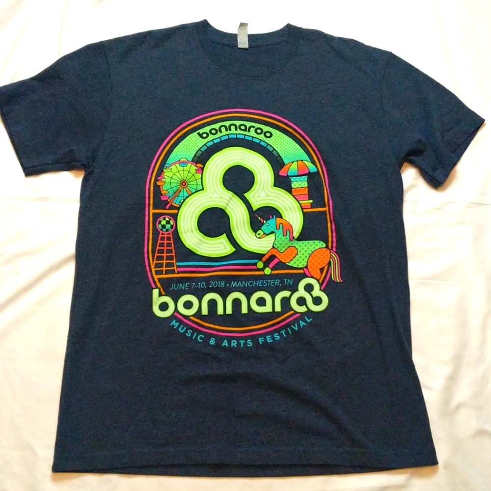 Bonnaroo 2018 Shirt Men's Medium Music & Arts Festival T-shirt Tennessee